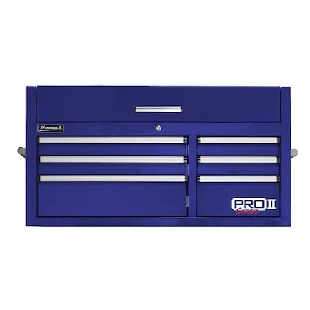 Homak 41in Pro 2 6-Drawer Top Chest - Blue BL02041062
